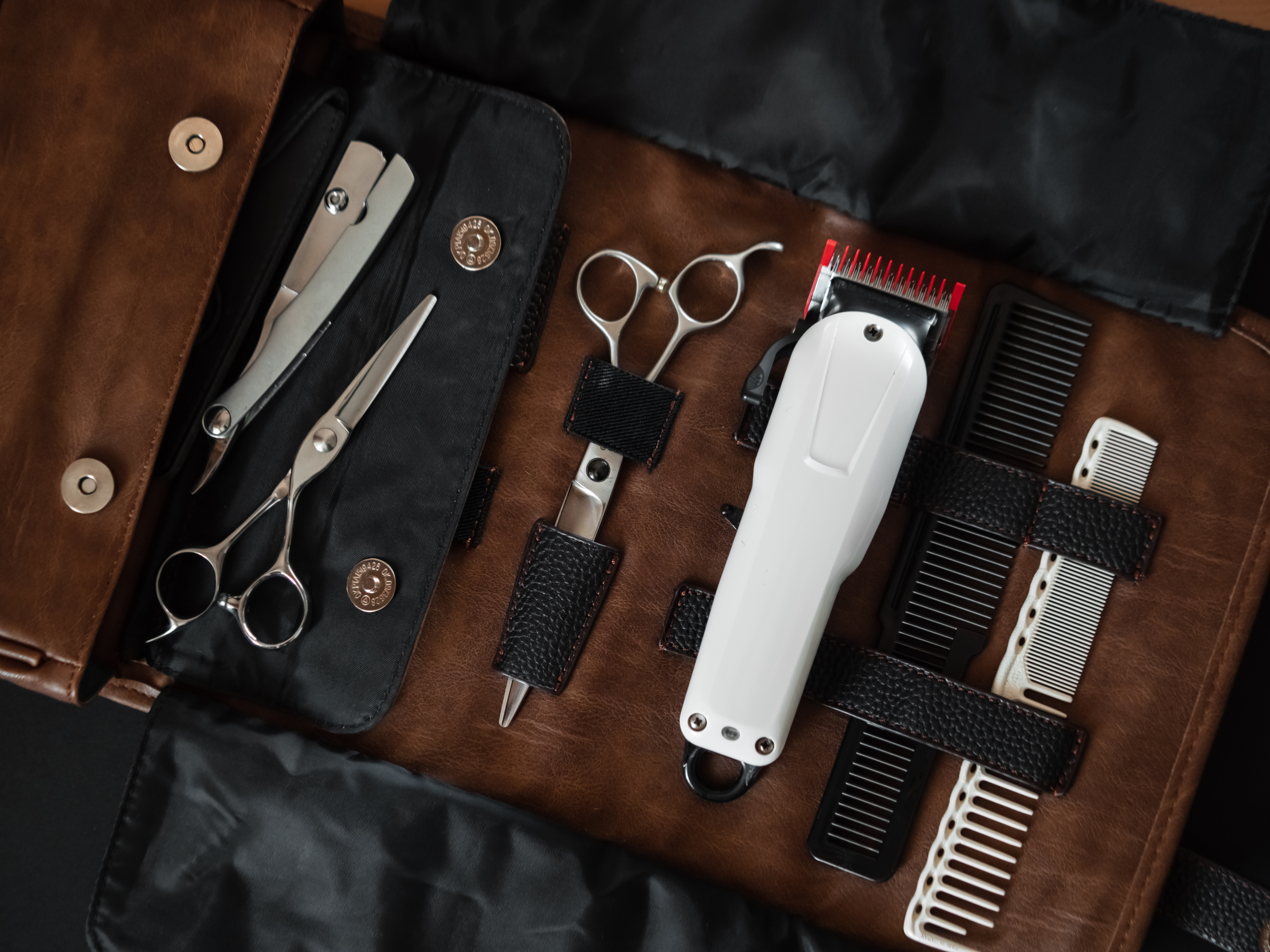 Barber equipment background